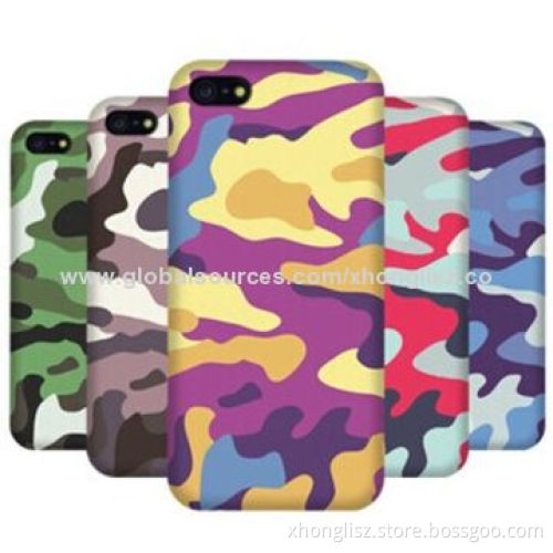 Camo IMD PC printing case for iPhone 5/5S, customized design are welcome
